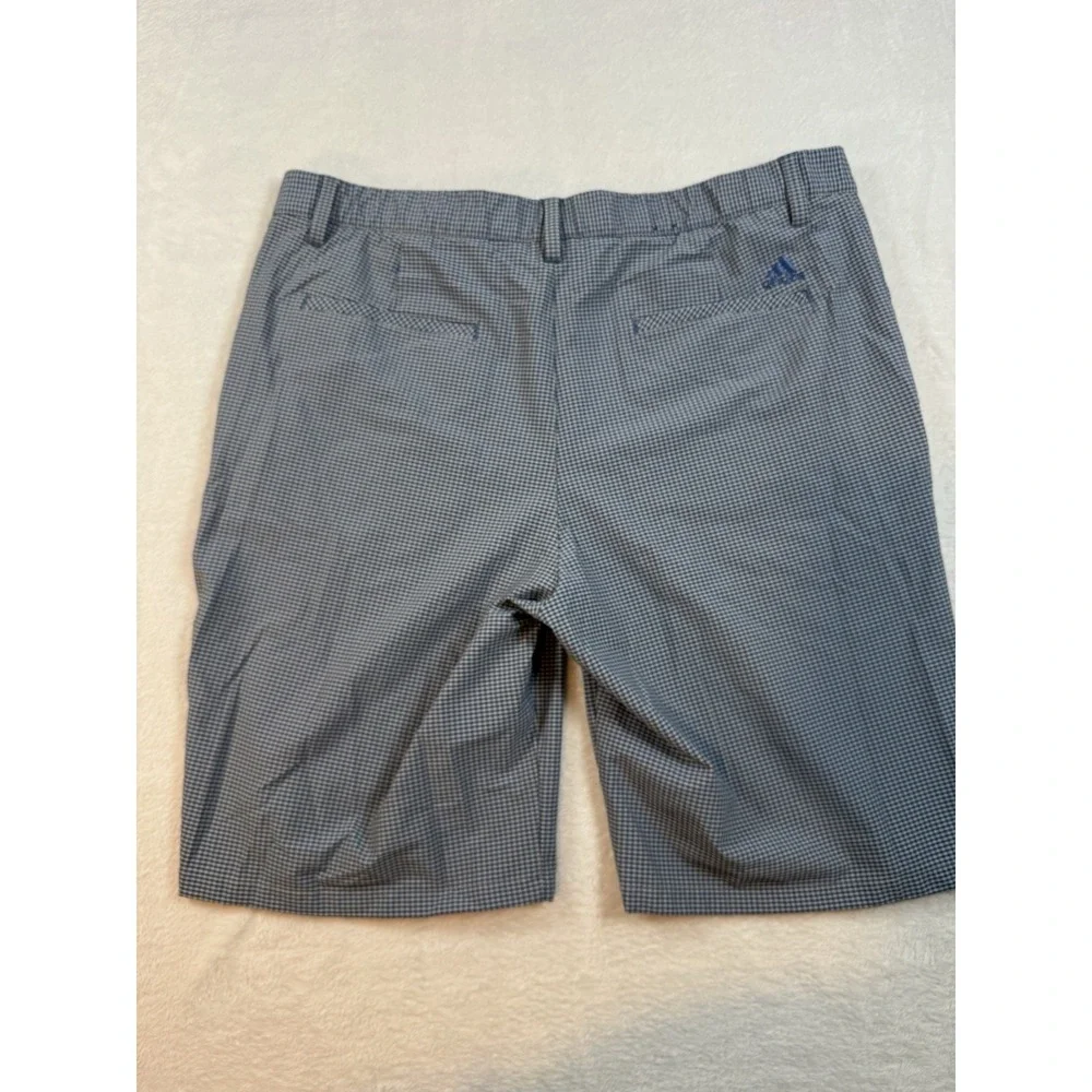 Adidas Blue Plaid Golf Shorts Mens Size 38‎